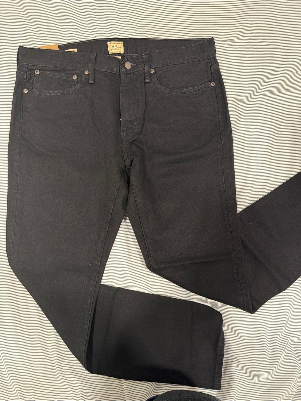 J. Crew Men's Slim Straight Jeans in Black